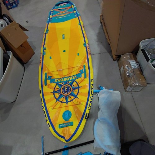 ITAOSTAR EXTRA WIDE PADDLE BOARD SET - 11FT X 35" - ‎YELLOW/BLUE (MODEL: J07AP) image 3