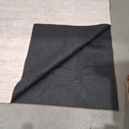INDOOR WASHABLE AREA RUG - 8FT 7" X 11FT 5" - BEIGE WHITE image 4