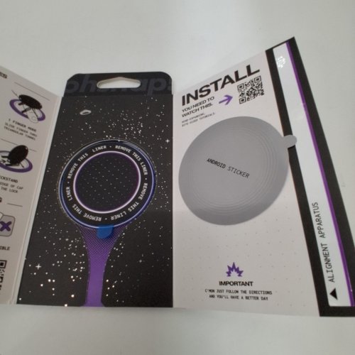 OHSNAP! SNAP 4 LUXE EXPANDING MAGSAFE PHONE GRIP AND STAND - CRUSHED ORCHID image 2