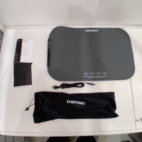 CHEFMAN ROLL N' GO ELECTRIC WARMING SILICONE MAT - 24" X 16" - GREY (MODEL: RJ22-S-GREY-CA) image 3