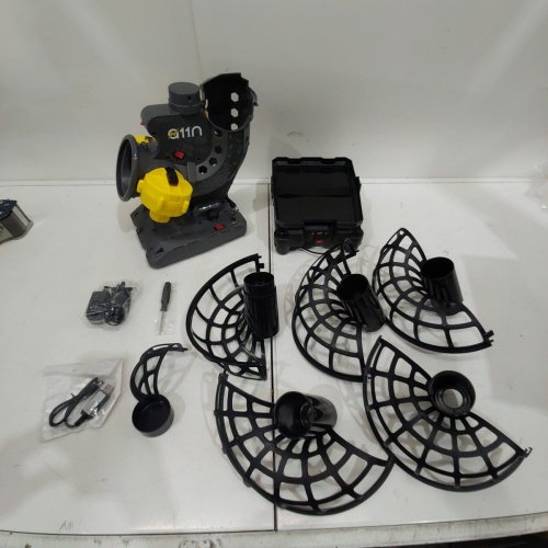 A11N AUTOMATIC ELECTRIC PICKLEBALL LAUNCHER WITH ADJUSTABLE SPEED, SPIN AND ANGLES FOR DINKS, CHOPS, VOLLEYS AND SERVES - BLACK/YELLOW/GREY image 4