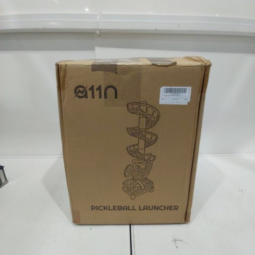 A11N AUTOMATIC ELECTRIC PICKLEBALL LAUNCHER WITH ADJUSTABLE SPEED, SPIN AND ANGLES FOR DINKS, CHOPS, VOLLEYS AND SERVES - BLACK/YELLOW/GREY image 6