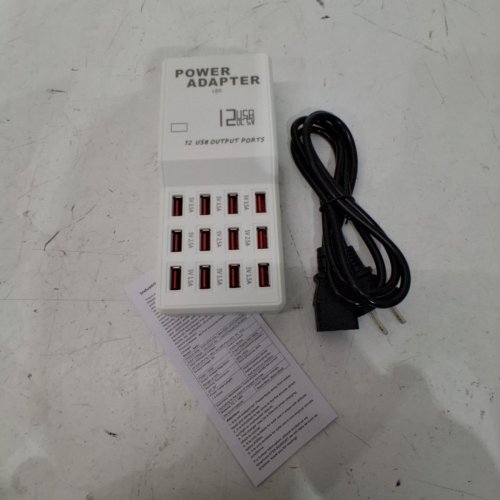 HOKC-N 12-PORT USB CHARGING STATION - 60W - WHITE (MODEL:W-858) image 2