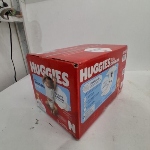 84PK HUGGIES LITTLE SNUGGLERS DIAPERS - SIZE NB image 2