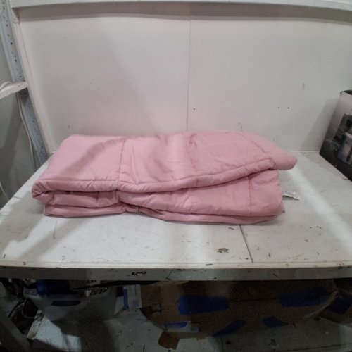 BEDTREAT DOWN ALTERNATIVE COMFORTER WITH CORNER TABS - 82" X 86" - PINK image 2