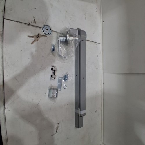 PUSH COMMERCIAL EMERGENCY BAR PANIC EXIT DEVICE - FOR DOORS 28"- 41" - 27.5 - SILVER (MODEL: UL500P) image 2