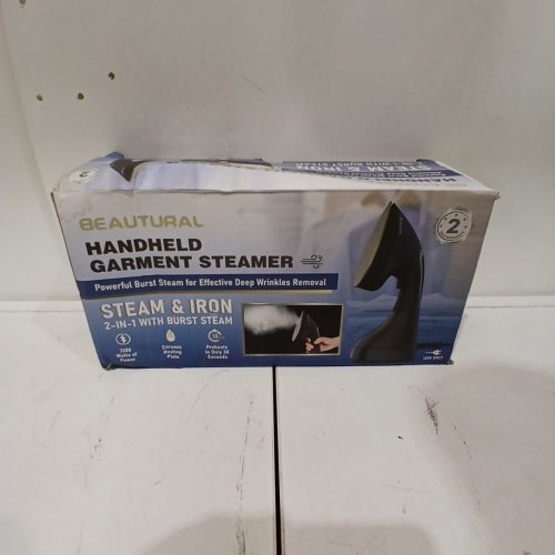 BEAUTURAL HANDHELD GARMENT STEAMER - 1200W, 120 V - NAVY (MODEL: 722NA-0017, YPZ-185M) image 6