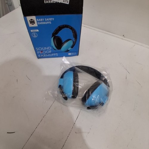 BABY SAFETY NOISEPROOF EARMUFFS - FITS N-2Y - 24DB REDUCTION - BLUE AND BLACK (MODEL: SA8-9) image 3