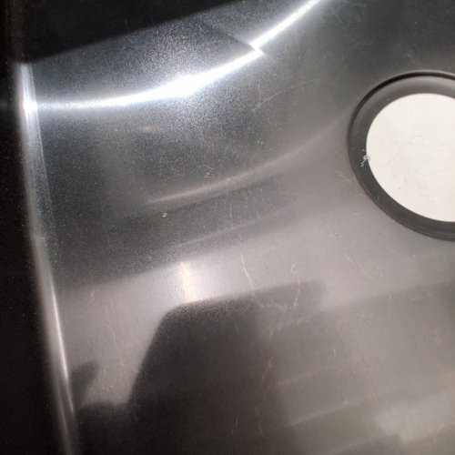 YUTONG TOP-MOUNT SINGLE BOWL STAINLESS STEEL SINK - 31" X 20" X 9" - BLACK image 4