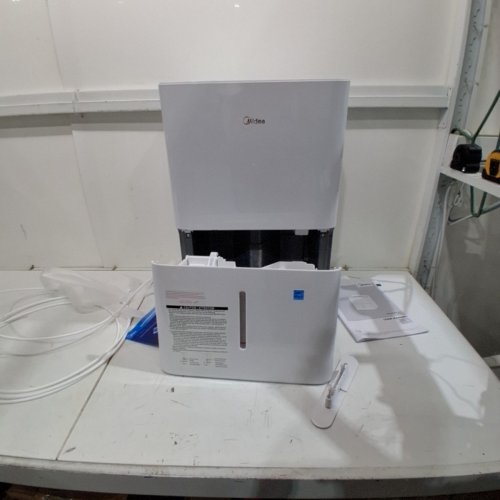 MIDEA ENERGY STAR DEHUMIDIFIER WITH PUMP -WIFI - SMART VOICE COMPATIBLE -4,500 SQ. FT COVERAGE - WHITE (MODEL: MAD50P1AWS) image 4