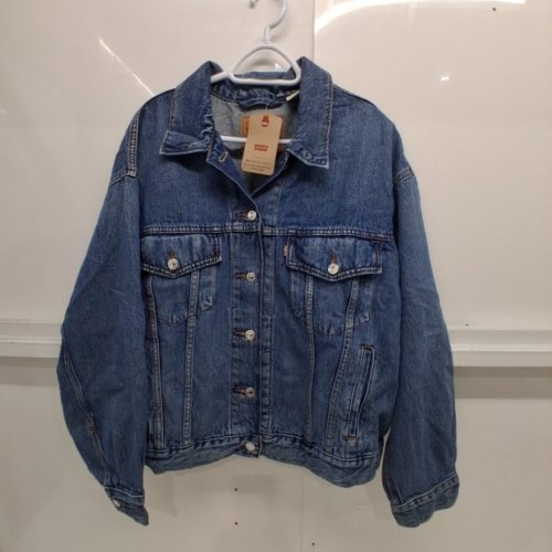 WOMEN'S LEVI'S 90'S TRUCKER DENIM JACKET - EXTRA LARGE - BLUE (STYLE: A1743-0046) image 2