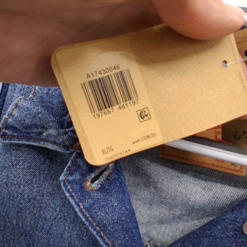 WOMEN'S LEVI'S 90'S TRUCKER DENIM JACKET - EXTRA LARGE - BLUE (STYLE: A1743-0046) image 3