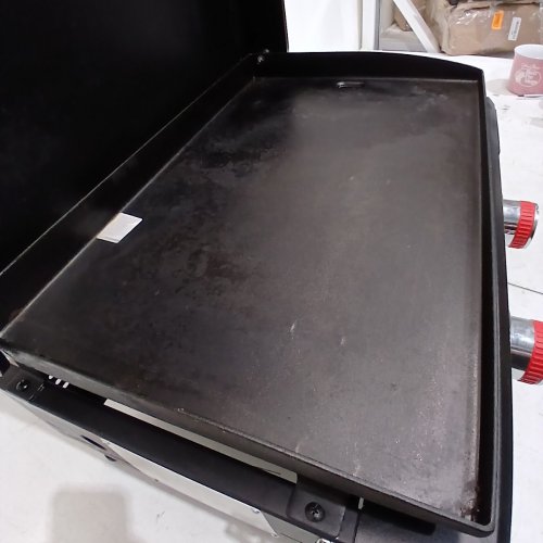 2-BURNER TABLETOP GRIDDLE BBQ - 24,000BTU - 21.7" X 13.9" - BLACK/SILVER (MODEL: CABTTGRD-2) image 6