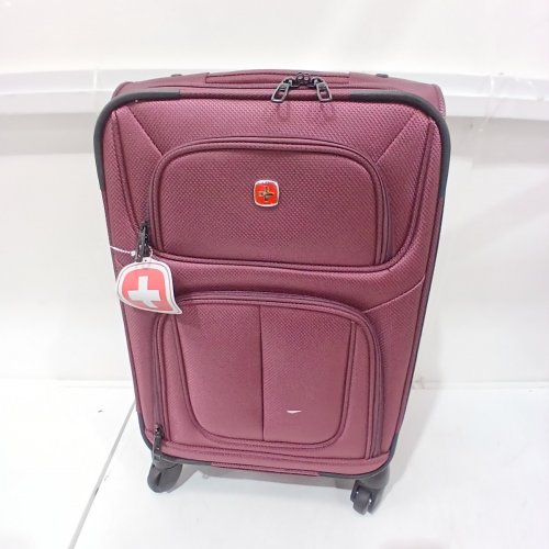 SWISSGEAR SION SOFT SIDED FABRIC EXPANDABLE LUGGAGE/SUITCASE - 21" - MERLOT / RED image 2
