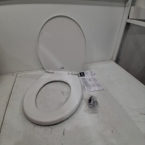 BEMIS ECONOMY PLASTIC TOILET SEAT - ROUND - WHITE (MODEL: 730SLEC 000) image 3