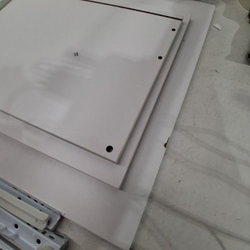 VASAGLE 2 DRAWER ROLLING PRINTER FILE CABINET STAND - 17" X 16" X 26" - WHITE (MODEL: OFC077W14V1) image 4