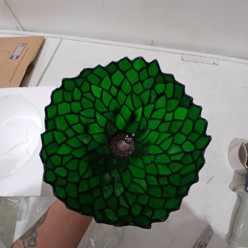 LAMP SHADE - 8" - GREEN image 3