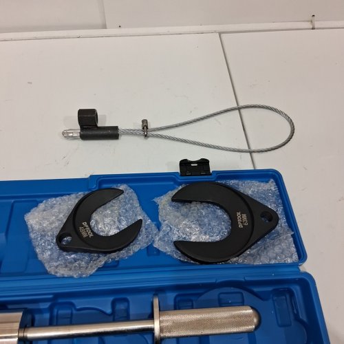 DPTOOL INNER CV JOINT PULLER REMOVAL TOOL SLIDE HAMMER CV AXLE PULLER SET - 19.5" - SILVER/ BLACK (MODEL: L9004A) image 3