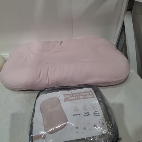 AILA+AIDEN SOFT PORTABLE BABY LOUNGER - 0-24M+ - PINK (MODEL: NEST2) image 3