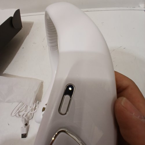 KTERNAY PERSONAL BLADELESS PORTABLE HANDS-FREE NECK FAN WITH TYPE C CHARGER - 5W - WHITE (MODEL: F70) image 2