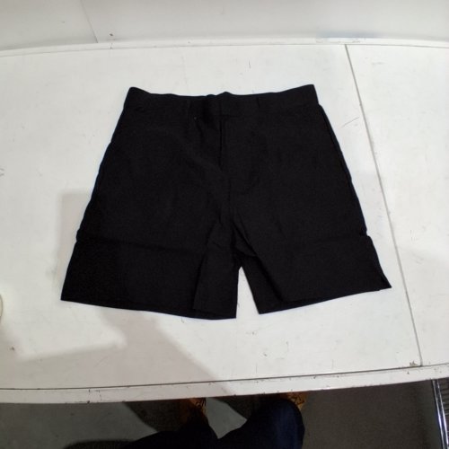 WOMEN'S UNBRANDED POLYESTER SHORTS - LARGE - BLACK image 2