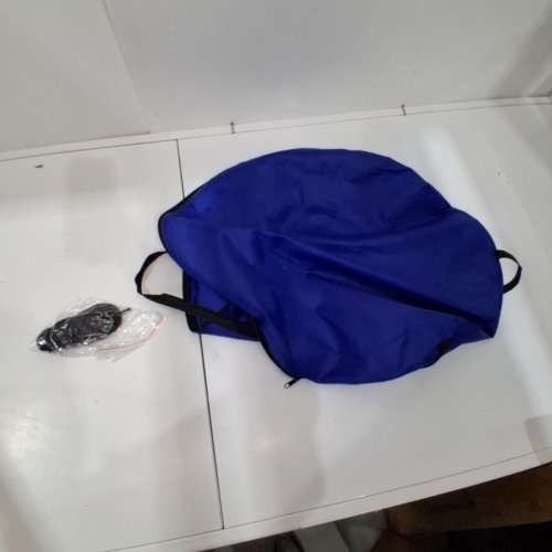 BREKMIS POP UP PORTABLE CAMPING TENT PRIVACY SHELTER - 74" X 47" X 47" - BLUE image 3