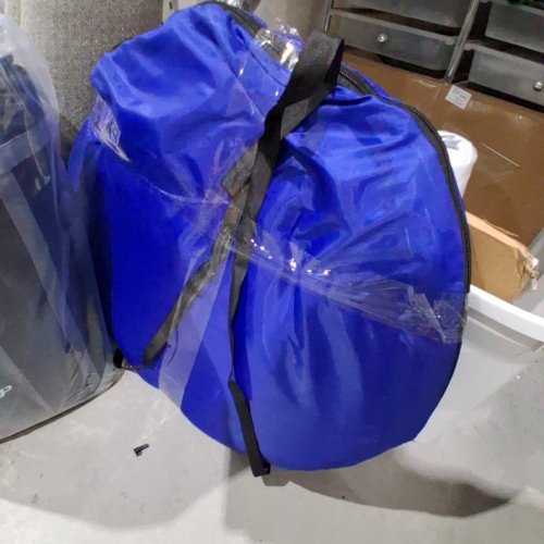 BREKMIS POP UP PORTABLE CAMPING TENT PRIVACY SHELTER - 74" X 47" X 47" - BLUE image 4