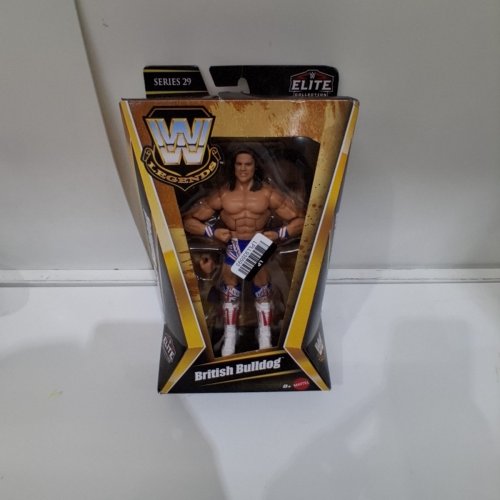 WWE ELITE COLLECTION SERIES GREATEST HITS BRITISH BULLDOG ACTION FIGURE - 6" image 2