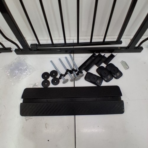 EXTRA WIDE PRESSURE OR HARDWARE MOUNT SAFETY GATE - 57.5"-65.7" WIDE - BLACK (MODEL: W046) image 3