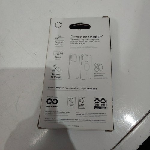 POPSOCKETS POPGRIP MAGNETIC PHONE GRIP & STAND FOR MAGSAFE - WHISPER MOTH/BLUE image 3
