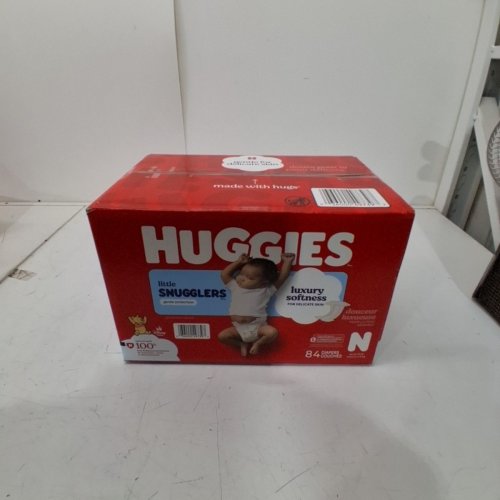 84PK HUGGIES LITTLE SNUGGLERS LUXURY SOFTNESS DIAPERS - SIZE NEWBORN (UPTO 10LBS) - DISNEY WINNIE THE POOH image 2