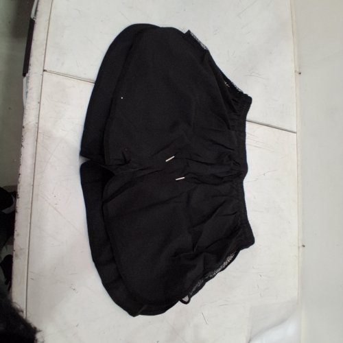 WOMAN'S RUNNING SHORTS WITH MESH SIDES - EXTTRA LARGE - BLACK image 2