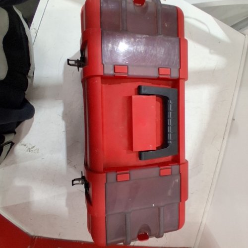 CRAFTSMAN WIDE TOOLBOX - 20" X 9" - RED / BLACK (MODEL: 934436) image 5