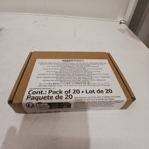 20PK AMAZON BASICS ALKALINE BATTERIES - AAA 1.5V image 2