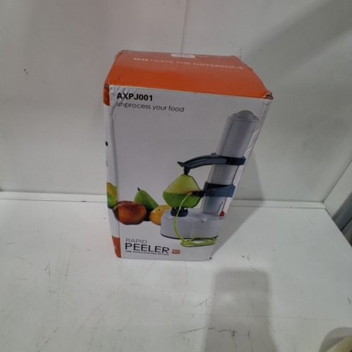 PORTABLE BATTERY OPERATED RAPID FRUIT/VEGETABLE PEELER - BLACK - (MODEL: AXPJ001) image 6