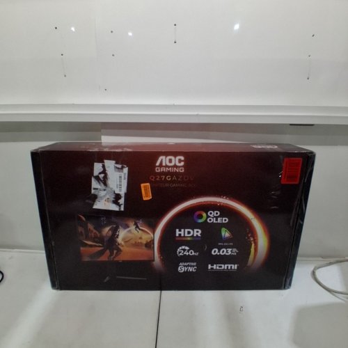AOC QD OLED GAMING MONITOR QHD 2560 X 1440, 240HZ 0.03MS, HDMI 2.0 X1, DISPLAY PORT X1, G-SYNC COMPATIBLE - 27" - BLACK (MODEL: Q27GAZD) image 15