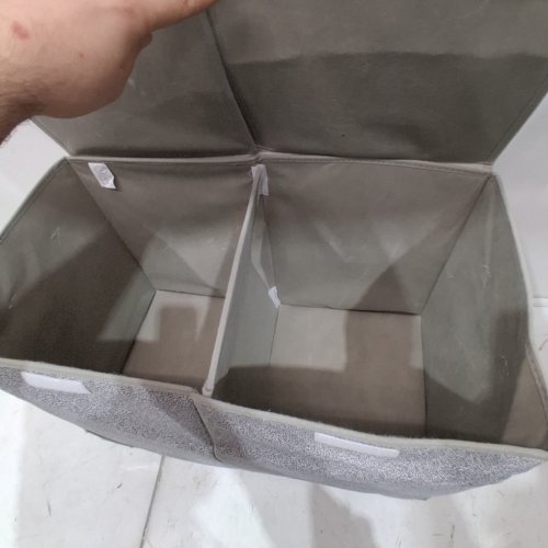 GRANNY SAYS TOY STORAGE BOX - 24" X 13" X 15" - GREY image 3
