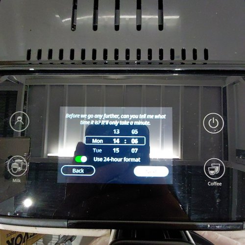 DE'LONGHI RIVELIA AUTOMATIC ESPRESSO MACHINE - BLACK (MODEL: EXAM44055B) image 2