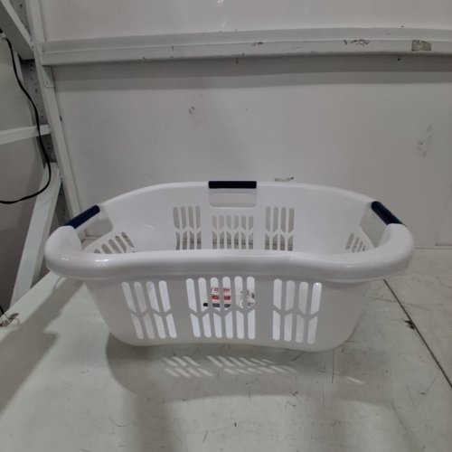 RUBBERMAID HIP HUGGER LAUNDRY BASKET - 26" X 18" - WHITE image 2