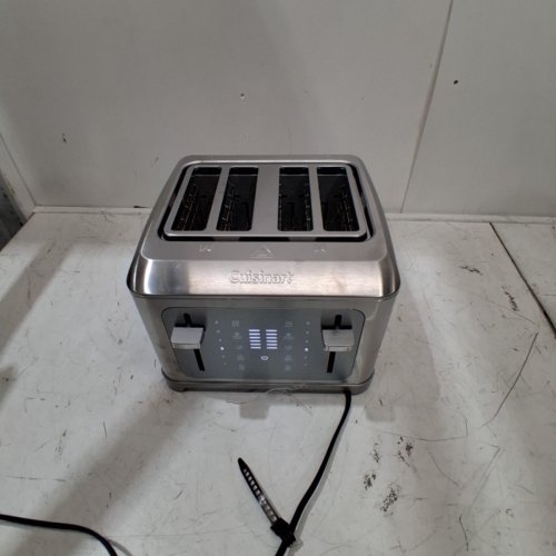 CUISINART 4-SLICE DUAL SIDE TOUCH SCREEN TOASTER - 6 SETTING - SILVER/STAINLESS STEEL (MODEL: 2691346) image 3