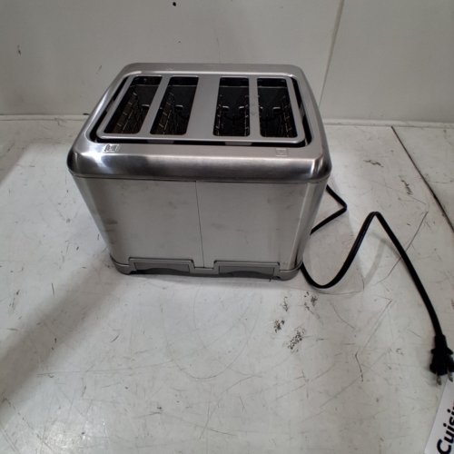 CUISINART 4-SLICE DUAL SIDE TOUCH SCREEN TOASTER - 6 SETTING - SILVER/STAINLESS STEEL (MODEL: 2691346) image 4