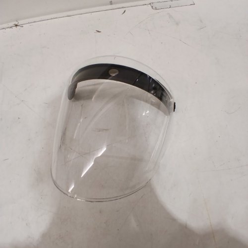 SNAP FLIP FACE SHIELD - CLEAR / BLACK image 2