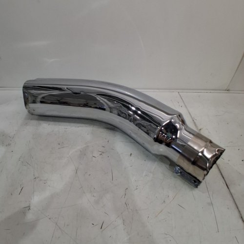 UNIVERSAL FIT ANGLED EXHAUST TIP - 23" 7" OUTLET 4" INLET - SILVER (MODEL: LTC152-101) image 2