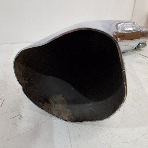 UNIVERSAL FIT ANGLED EXHAUST TIP - 23" 7" OUTLET 4" INLET - SILVER (MODEL: LTC152-101) image 4