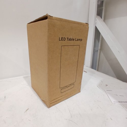 WOODEN BASE LED TABLE LAMP - 2700K - WOOD/WHITE SHADE (MODEL: TL01) image 3