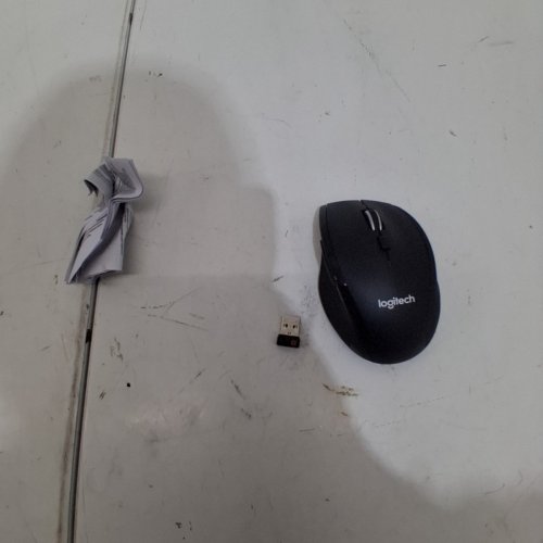 LOGITECH M705 MARATHON WIRELESS MOUSE WITH 5 PROGRAMMABLE BUTTONS, - 2.4 GHZ USB UNIFYING RECEIVER - BLACK (MODEL:‎ M-R0073) image 3