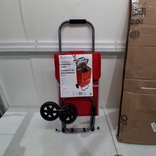 BIOS LIVING INSULATED SHOPPING CART - 13" X 8" X 33" - RED - (MODEL: LF534) image 2