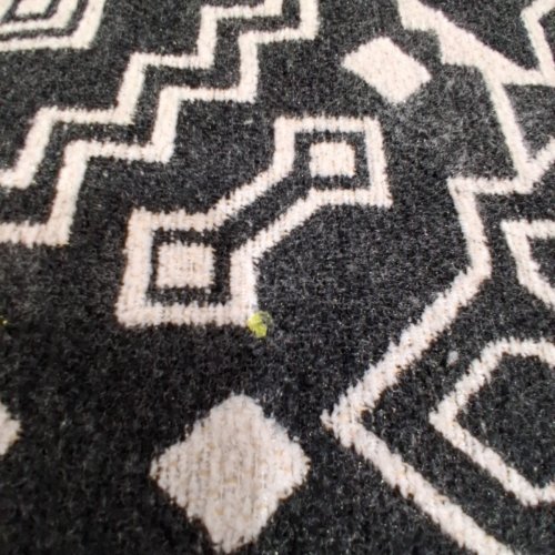 SADIE ACCENT NON-SLIP MAT -45" X 30" - BLACK/CREAM (MODEL:1992776) image 4
