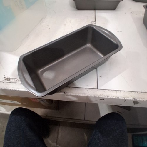 GOODCOOK NONSTICK LOAF PAN, STAINLESS STEEL - 9"X5" - CHARCOAL GREY image 4