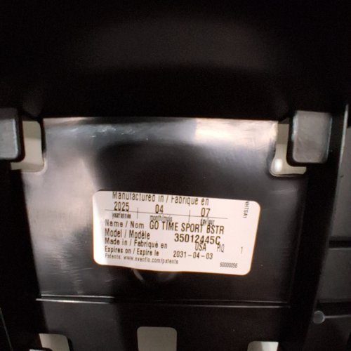 EVENFLO GOTIME SPORT/LX HIGH BACK BOOSTER SEAT WITH 2 MODES - 40-120LB - CHARDON BLACK/GREY (MODEL: 35012445C) image 2